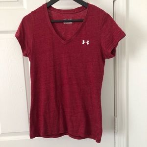 Red Under Armor V-Neck 👟